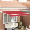vidaXL Markisenersatzstoff Rot 3 x 2,5 m Polyester Produktbild-Vorschau 1
