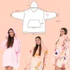 Decke Sweatshirt 2in1 Übergröße XXL mit Kapuze Dicker Produktbild-Vorschau 8