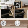 Merax Garderoben-Set 5-teilig mit Spiegel und Schuhschrank, Produktbild-Vorschau 10