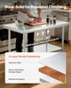 VEVOR tavolo da lavoro in acciaio inox Tavolo da cucina (90 Anteprima dell’immagine prodotto 4