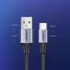 A product image showing two USB cables with dimensions indicated by measurement lines. Produktbild-Vorschau