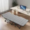 Lit de camp portable avec matelas, lit de camp pliable Voir les images du produit 2