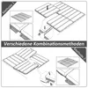 Outsunny 9 er Set Terassenfliesen Balkon Patio 30 x 30 cm Produktbild-Vorschau 6