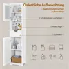 Yaheetech Badezimmerschrank schmal 170 cm Hochschrank Produktbild-Vorschau 5
