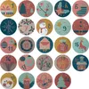 Oblique Unique 24 Adventskalender Sticker Zahlen Aufkleber Produktbild-Vorschau 1