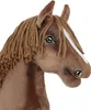Hobby Horse Premium Pferd auf Stock Dunkel Kastanie A3 Produktbild-Vorschau 3