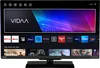 A smart TV screen displaying various streaming service logos and content recommendations. Produktbild-Vorschau