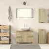 vidaXL Nástěnná koupelnová skříňka Sonoma Oak 32x20x67 cm Náhled obrázku produktu 3
