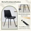 STILVORA Esszimmerstuhl 4er Set mit PolyurethanBezug und Produktbild-Vorschau 9