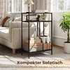 HOMCOM Konsolentisch Schmaler Flurtisch mit 3 Ebenen, 55 x Produktbild-Vorschau 6