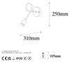 Opviq, Wandlampe aus Metall, Schwarz und Antik, 12 x 31 cm, Produktbild-Vorschau 5