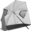 VirtuFit Strandparasol Premium 200 cm Szary z parawanem Podgląd zdjęcia produktu 1