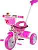 tricycle PRO100 rose roue panier EVA 15533 Voir les images du produit 1
