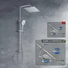 JOHO Edelstahl Duschset ohne Armatur, Chrom Duschsystem mit Produktbild-Vorschau 8