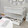 Lit bébé 60x120 cm avec matelas et tiroir Lit d'enfant à Voir les images du produit 10