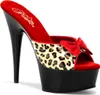 DELIGHT-601-6 Damen Slipper von Pleaser, Tan-Leopard EU 41, Produktbild-Vorschau 1