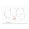 MuchoWow® Mauspad Mousepad Blume - Strichzeichnung - Natur Produktbild-Vorschau 1
