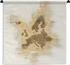 MuchoWow® Wandteppich Wandbehang Europa - Karten - Papier - Produktbild-Vorschau 1