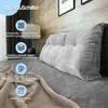 Björn&Schiller Rückenkissen grau 70 cm - Lesekissen für Produktbild-Vorschau 6