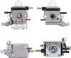 A collage of four different views of a carburetor, with dimensions indicated on one of the views. Produktbild-Vorschau