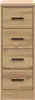 A tall, narrow cabinet with four drawers, presented front-on against a white background. Produktbild-Vorschau
