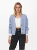 ONLY Kurze Strickjacke Langarm V-Ausschnitt Knitted Produktbild-Vorschau 10