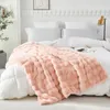 Kuscheldecke Wohndecke 130x160cm Doppelseitig Plüschdecke Produktbild-Vorschau 3
