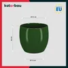 KOTARBAU® Sada 2 kvetináčov keramických okrúhlych ⌀ 10 cm Náhľad obrázku produktu 3