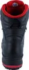 The back view of a black and red boot. Náhľad obrázku produktu