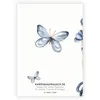 4x Edle Glückwunschkarte mit Aquarell Blumenstrauß und Produktbild-Vorschau 2