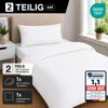 Komfortec Premium Bettwäsche 135x200 cm Bettbezug + 40x80 Produktbild-Vorschau 2