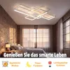 Smart LED Deckenleuchte 90x60cm, Moderne Geometrische Produktbild-Vorschau 6