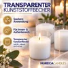 HORECA KAARSEN - theelichthouders, 24 stuks - wit, Productafbeelding-voorbeeld 5
