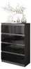 Commode anthracite/noir, finition haute brillance, avec 4 Voir les images du produit 1