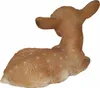 Detailgetreue handbemalte liegende Rehkitz Gartenfigur Produktbild-Vorschau 6