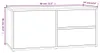 vidaXL TV-Schrank Räuchereiche 80x34x36 cm Holzwerkstoff Produktbild-Vorschau 7