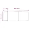 vidaXL 4-tlg. TV-Schrank-Set Sonoma-Eiche Holzwerkstoff -  Produktbild-Vorschau 10