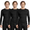 HEAT BOOSTER Thermoshirt lange mouw heren, geribd met Productafbeelding-voorbeeld 1