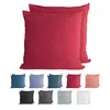 Komfortec 100% Baumwolle Kissenbezüge 2er Set 80x80 cm, Produktbild-Vorschau 2