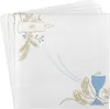 Airlaid Serviette Kommunion/Konfirmation Holz in Blau-Grau Produktbild-Vorschau 3