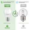 LUMILED LED Lampen E27 P45 5W ersetzt 40W 6 Stück 470lm Produktbild-Vorschau 5