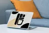 MuchoWow® Laptop Aufkleber Sticker Cover Kreis - Schwarz - Produktbild-Vorschau 4