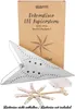A silver LED paper star and its components are displayed in front of its packaging. Anteprima dell’immagine prodotto