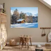 MuchoWow® Poster Hütte in den Bergen der Schweiz im Winter Produktbild-Vorschau 6