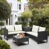 FCH Gartenmöbel Set - Gartenlounge-Set -  Polyrattan Produktbild-Vorschau 3
