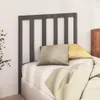 vidaXL Kopfteil Grau 96x4x100 cm Massivholz Kiefer Produktbild-Vorschau 3