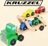 Holz-LKW - Abschleppwagen + Autosatz 22698 Produktbild-Vorschau 8