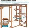 Wiltec Freilaufgehege Katzen 180 x 80 x 111,8 cm mit 3 Produktbild-Vorschau 4