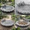 2er Set Vogeltränke „Sonnenblume“ aus Zement – Vogelbad & Produktbild-Vorschau 6