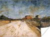 MuchoWow® Poster Straße entlang der Stadtmauern von Paris - Produktbild-Vorschau 1